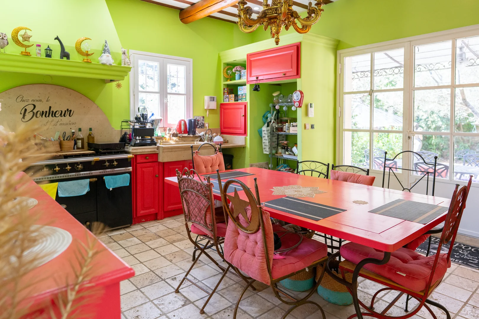 Cuisine de de la maison d'hôtes à Nîmes'