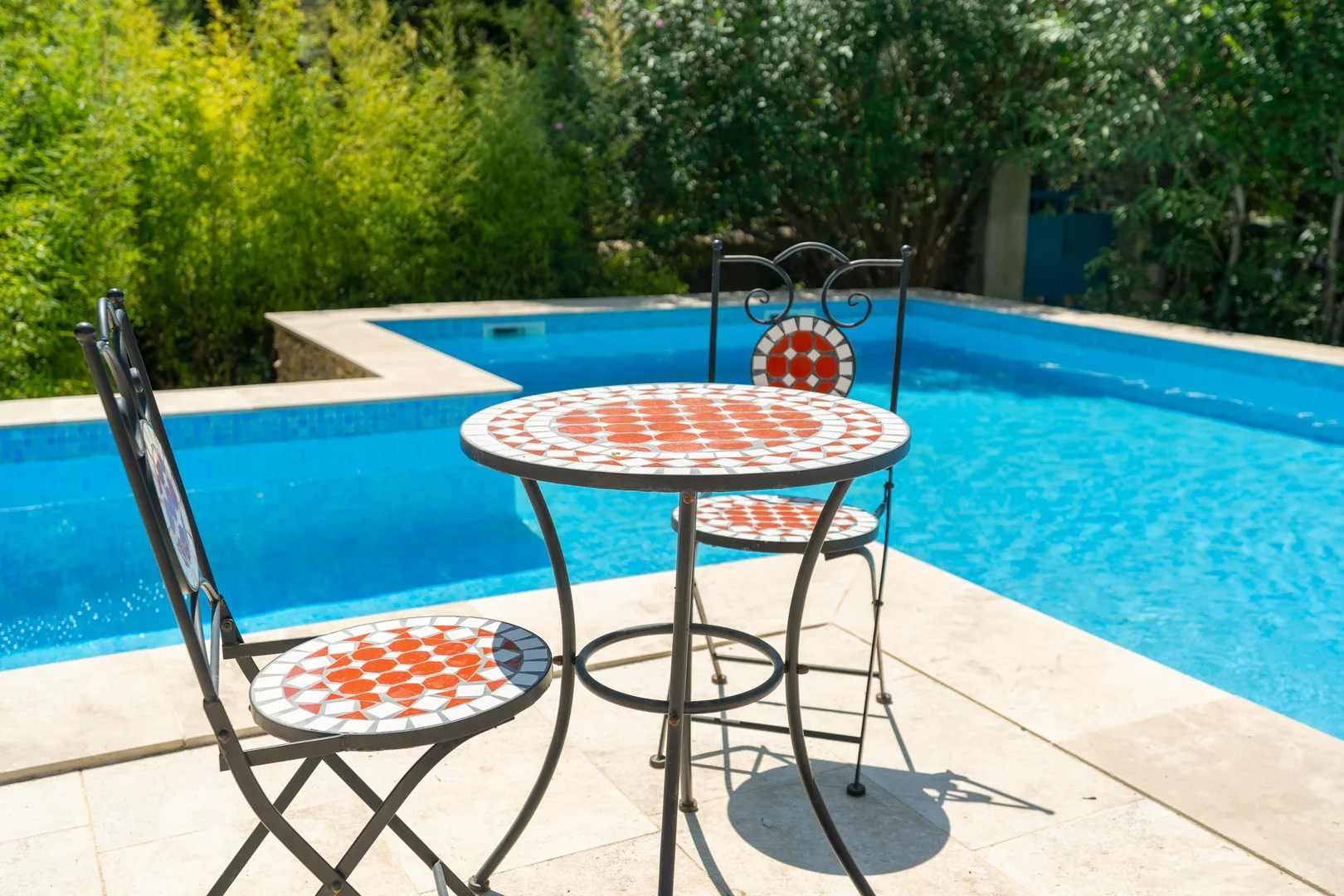 la piscine de la chambre d'hôtes de Nîmes